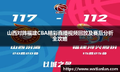 山西对阵福建CBA精彩直播视频回放及赛后分析全攻略